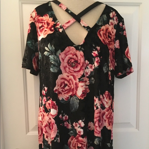 First Love Velour Dress - Picture 1 of 3